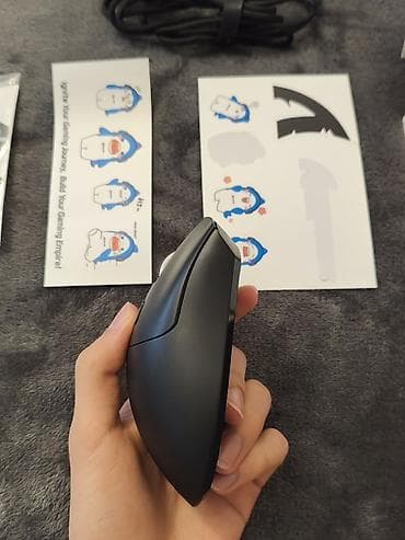 mini pc computer: Attack Shark Model R1 oyun siçanı - Üç rejim: kabel (USB‑C), 2.4 GHz — 4