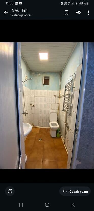 yevlax kirayə ev: 100 kv. m, 3 otaqlı, Kombi, Qaz, Su — 3