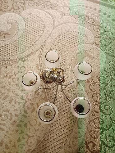 lustur altligi: Çılçıraq, 5 lampa, Metal — 2