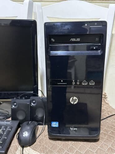intel core i5: HP masaüstü kompüter komplekti.vindovs74 ram.tam əla veziyetdedir — 3