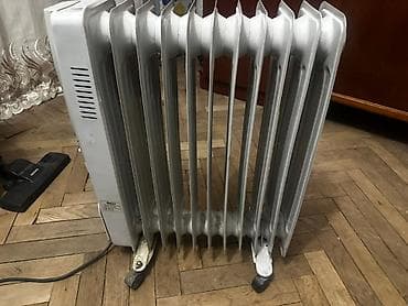 Yağ radiatoru – Quick5 - 9 bölməli yağlı radiator, təkərlərlə asan