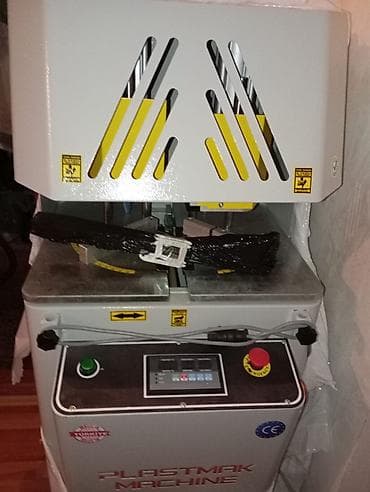 Məhəccərlər: PVC qapı-pəncərə istehsalı üçün dəst avadanlıqlar - İki başlı (ikili) — 2