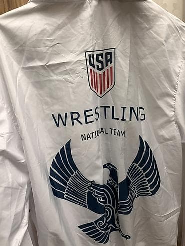 usta geyimi: Nike USA Wrestling National Team küləkkeçirməz yüngül jaket - Rəng — 2