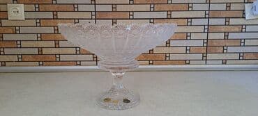 tom xrustal: TOM XRUSTAL MEYVE QABİ. 35sm. Tezedir. İşlenmeyib. Real alicilar — 1