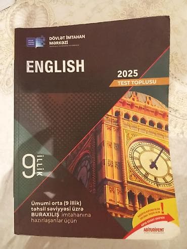 Məhsul: “English – 2025 Test Toplusu” (Dövlət İmtahan Mərkəzi) - 9 — 1