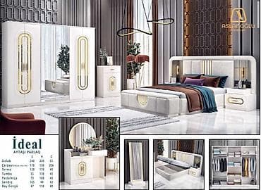 Yataq otağı dəstləri: İkinəfərlik çarpayı, Dolab, Termo, Tumba, Yeni — 1