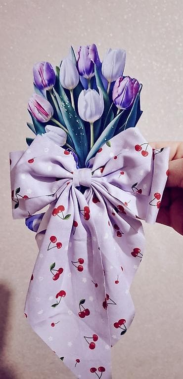 Şamlar: Məhsul: Dekorativ çiçək kompozisiyalı bəzək açıqçamaları Təsvir: - 3 — 2