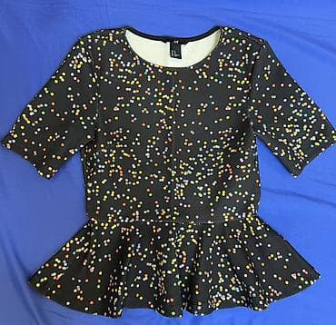 H&M qadın bluzası – peplum kəsim - Brend: H&M - Ölçü: XS (EUR