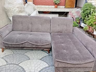 divan tek: Künc divan, İşlənmiş, Açılan, Bazalı — 1