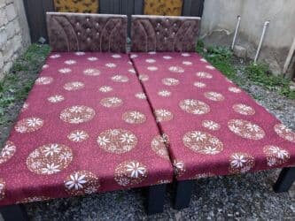 bos qutu satisi: Təzə çarpayılar. 1 nəfərlik çarpayılar 60manat. 2 nəfərlik taxt — 4