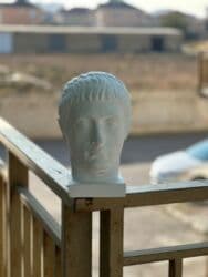 idmançı oğlan şəkilləri: Fiqur, Gips, rəng - Ağ — 3