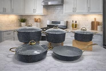 xarı bulbul: Tava, rəng - Qara, Qranit — 2