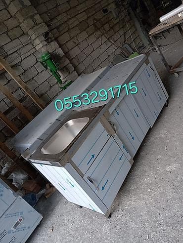 nerj qab: Peşəkar qab yumaq üçün paslanmayan poladdan moykalar Tətbiq sahəsi: - — 3
