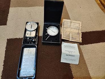 Mexaniki taxometr dəsti – SSRİ istehsalı Tərkib: - Saattipi mexaniki