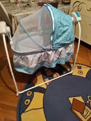 ucuz tul: Oğlan və qız üçün, Yumru, Beşik, Dəst ilə, Matras ilə, Yellənmə mexanizm ilə — 1