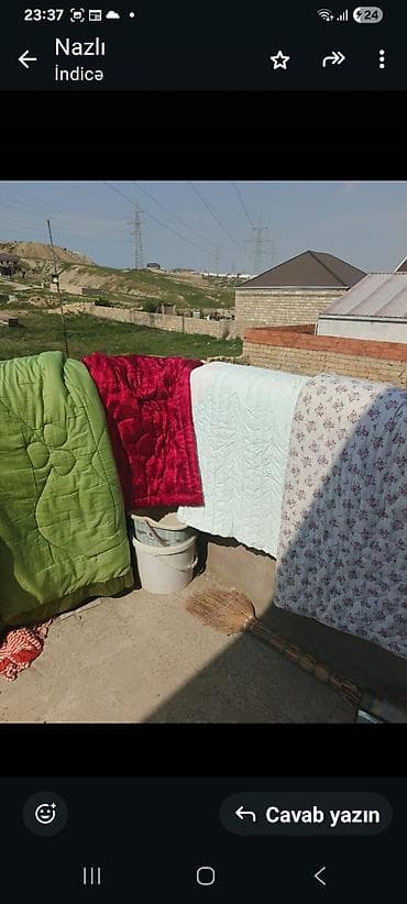 8 mart ucun hediyeler: İşlənmiş Böyüklər üçün İki nəfərlik Qış üçün Yun Yorğan, Pulsuz çatdırılma — 2