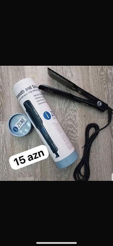 dişlər: IZone saç ütüsü - Keramika örtüklü plitələr saçın səthində bərabər — 1
