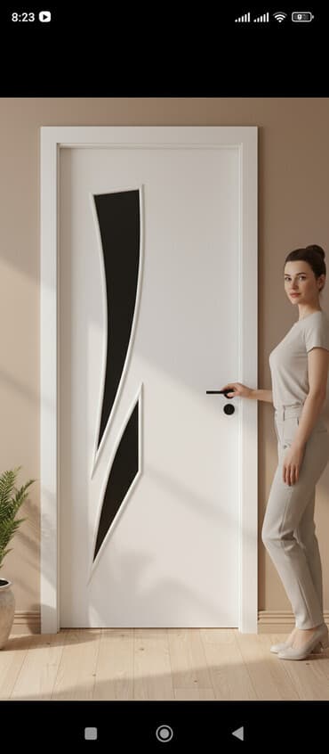 Yeni Otaq qapısı 90x205 sm Çərçivə ilə, Ödənişli çatdırılma, Ünvandan götürmə, Pulsuz çatdırılma