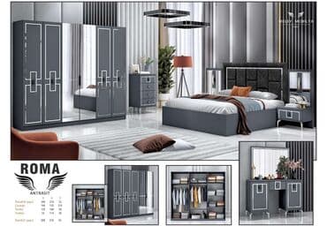 турецкие мебельные магазины в баку: Двуспальная кровать, 2 тумбы, Турция, Новый — 1