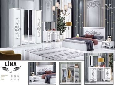 İkinəfərlik çarpayı, Dolab, Termo, 2 tumba, Yeni