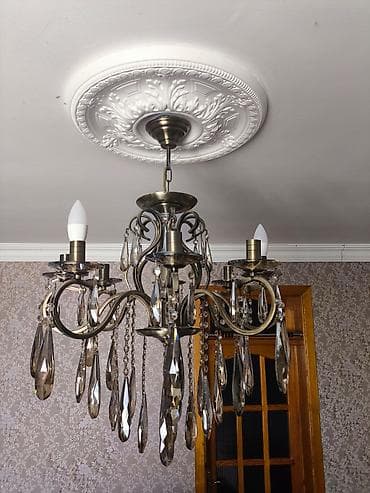 isıqlar: Çılçıraq, 8 lampa, Metal — 4