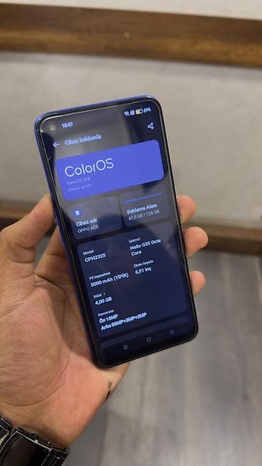 Oppo A55 5G, 128 GB, rəng - Mavi, İki sim kartlı — 4