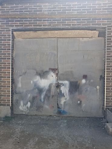 profil demiri: Dəmir Qaraj darvazası, Yana açılan, Mexaniki, 2 m, rəng - Boz, Kredit yoxdur — 2