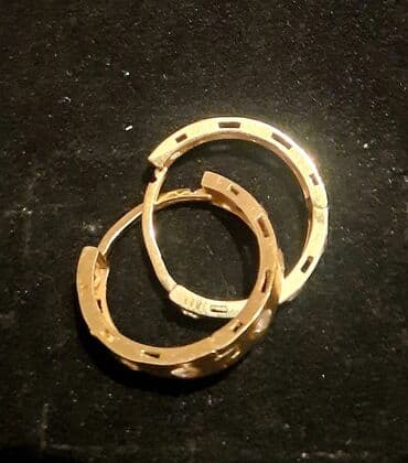 qızılın 1 qramının qiyməti 2024: Sırğa, Cartier, Sarı qızıl, 585 Əyar, 222 g, Ünvandan götürmə — 4