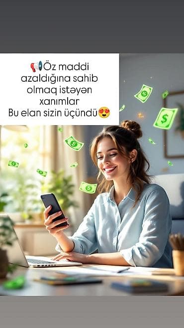 ev işləri: Marketoloq, 18 yaş, Təcrübəsiz, Dəyişən qrafik — 1