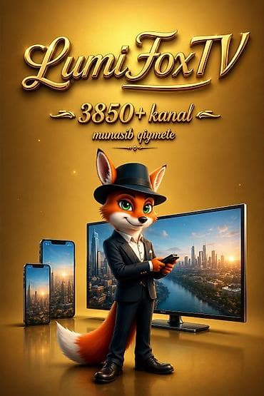 Установка спутниковых антенн: LumiFoxTV 3850+ keyfiyyetli iptv kanallar 4.60 azn-den baslayan — 1