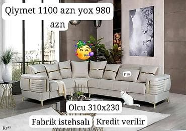 qaz sobasi satisi: Künc divan — 1