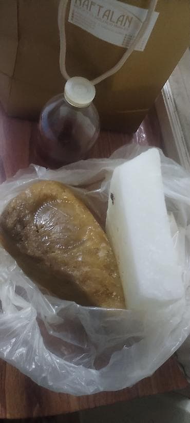 Parafin Naftalandan alınıb ağ və qara parafin 1kg 300 qr dı naftalan — 3