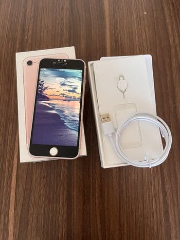 Apple iPhone: IPhone 7, 32 GB, Rose Gold, Barmaq izi