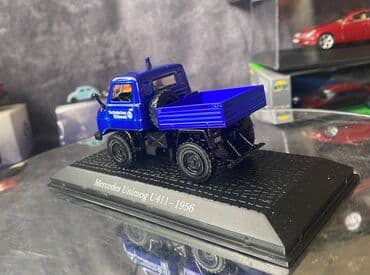 metbex tavan modelleri: Коллекционная модель Mercedes-Benz Unimog U411 Technical Relief blue — 16