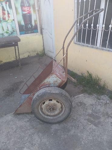 2 tekerli araba: İki təkərli metal bağ/ferma arabası - Güclü, qalın metal gövdə və — 3