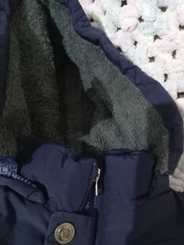 Комбинезоны: Uşaq qış gödəkçəsi - Rəng: tünd göy - Ölçü: körpə/kiçik uşaq ölçüsü — 3