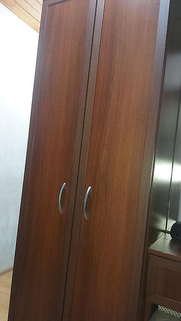 2el dolablar: İşlənmiş, 2 qapılı, Güzgülü, Qəhvəyi, Açılan, Düz dolab — 1