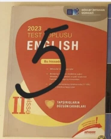 İngilis dili Testlər 11-ci sinif, DİM, 2-ci hissə, 2023 il