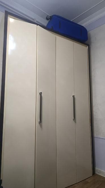 4 qapılı, Bej, Digər material, Açılan, Düz dolab — 1