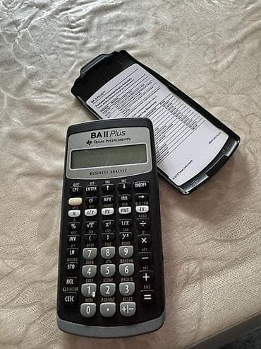 Канцтовары: Texas Instruments BA II Plus maliyyə kalkulyatoru - Model: BA II Plus — 1
