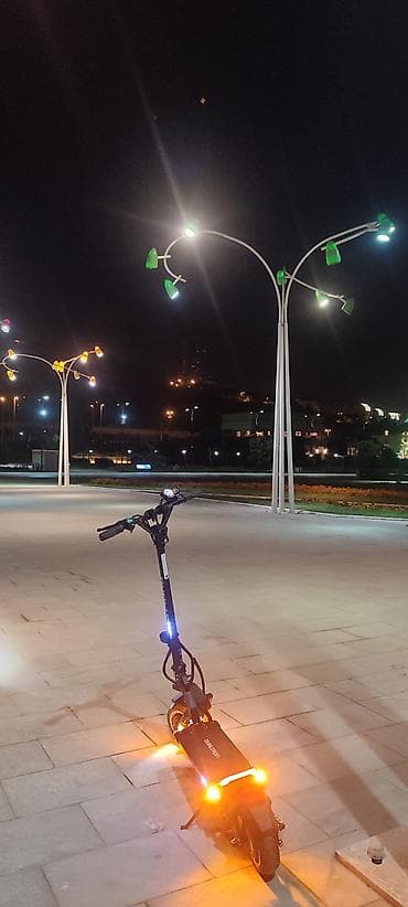 samaka: Elektrik samokat 9", > 1000 Vt, > 45 km/s, Ünvandan götürmə — 1