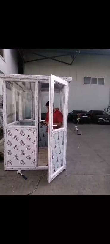 işlenmiş plastik pencereler: Plastik -alüminium-şüşə qapı pəncərə sexi. Kəyfi̇yyətli̇ — 13