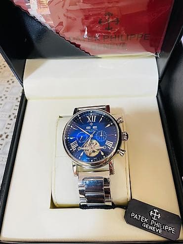 Аксессуары: Наручные часы, Patek Phillipe, цвет - Голубой — 2