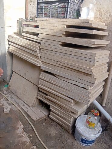 Гладильные доски: Təbii daş plitələr – müxtəlif ölçülü, qalınlığı təxminən 2–3 sm — 2