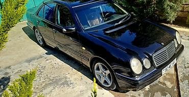 tap az vaz: Mercedes-Benz E‑Sinfi (W210) sedan – qara rəng Xarici: - Klassik W210 — 3