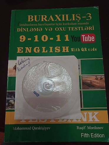 Qarakişiyev'in listening reading kitabıdır. 11.50 yə alınıb və 7 — 1
