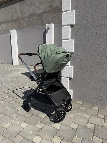 uşaq xalca: Uşaq arabası – kolyaska (Kidilo modeli) - Rəng: zeytun-yaşıl kumaş — 2