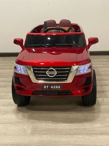 7 yaş: Uşaq elektrik cipi "Nissan" M 4837EBLR (4WD tam ötürücülü). İki — 4