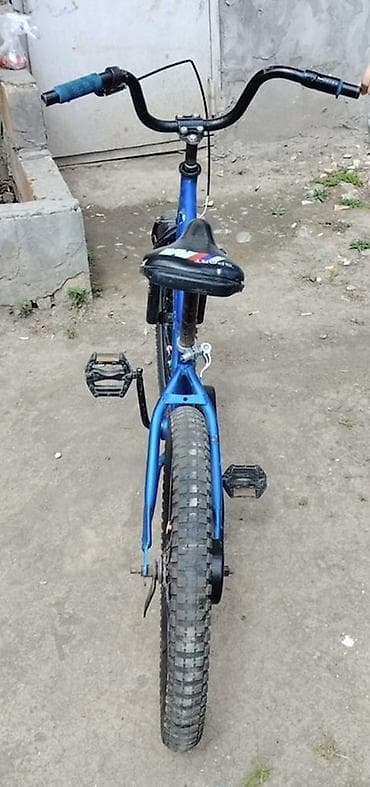 16 dyum velosipedlər: Uşaq velosipedi – BMX üslubunda, tək sürətli - Rəng: mavi gövdə, qara — 3