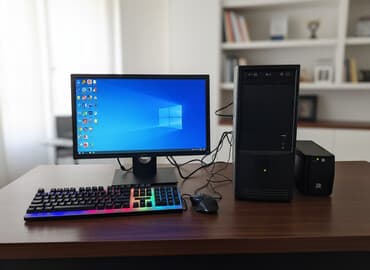 2 göz qaz: Masaüstü kompüter komplekti Tərkib: - Sistem bloku: Intel Core i5 (4 — 1